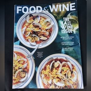 Food & Wine Magazine SEPT 2022 The Fall Wine Issue 26 NEW Recipes to Cook Next